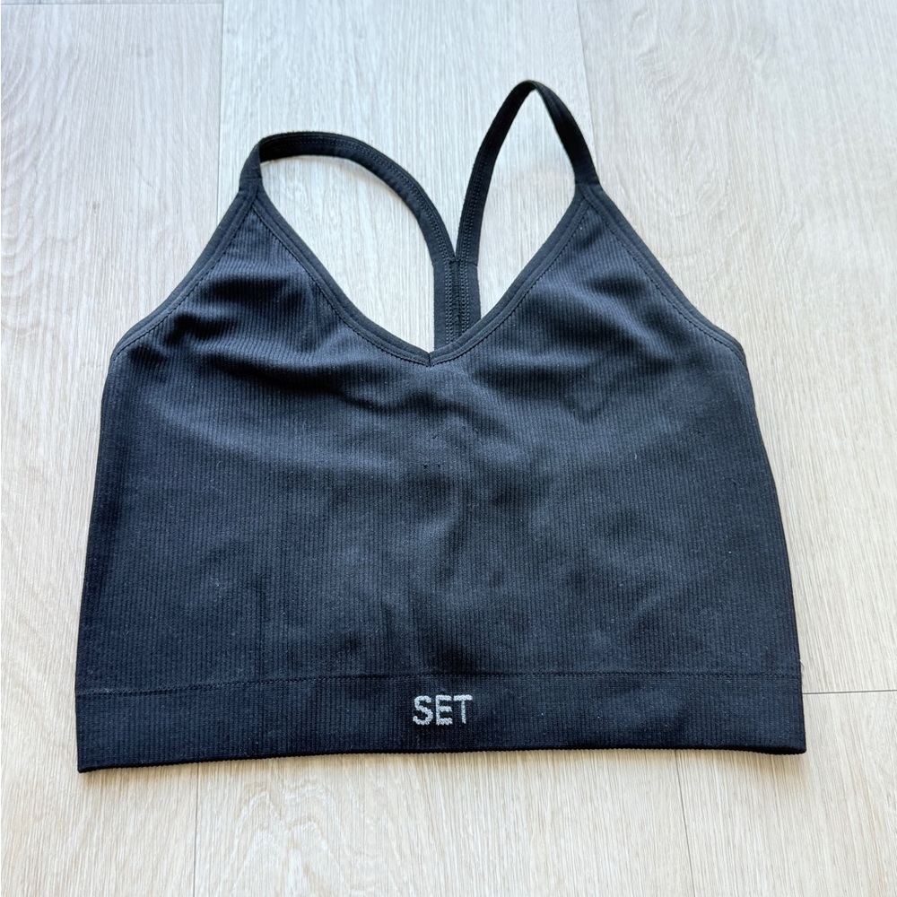SET Active Black Sports Bra